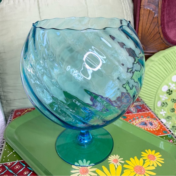 MCM Optic Peacock Blue Dish - Picture 7 of 7